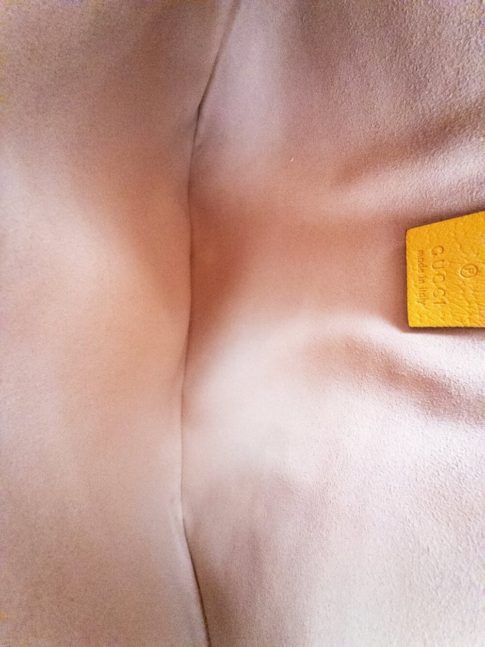 Gucci Ophidia GG Supreme Flora Yellow Medium Pouch Clutch Like New Hologram Box - Picture 10 of 13